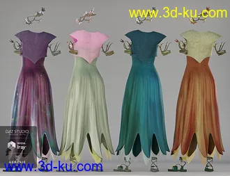 3D打印模型dForce Chrysalis Outfit Textures的图片