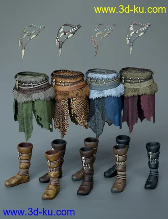 3D打印模型dForce Cimmerian Outfit Textures的图片