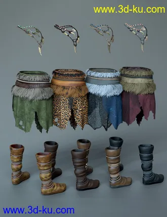 3D打印模型dForce Cimmerian Outfit Textures的图片