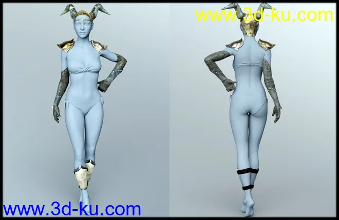 dForce Cirth Outfit Add-on模型的图片11