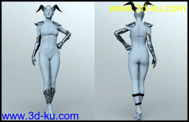 dForce Cirth Outfit Add-on模型的图片12