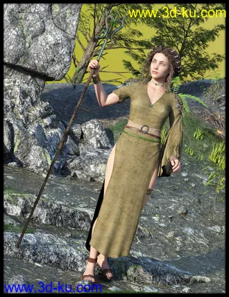 3D打印模型dForce Cirth Outfit for Genesis 8 Female(s)的图片