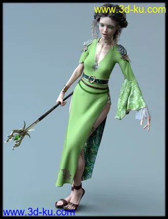 3D打印模型dForce Cirth Outfit for Genesis 8 Female(s)的图片