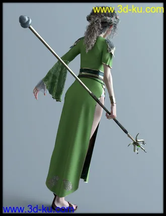 3D打印模型dForce Cirth Outfit for Genesis 8 Female(s)的图片