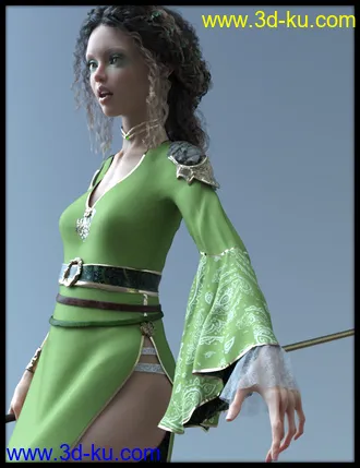 3D打印模型dForce Cirth Outfit for Genesis 8 Female(s)的图片