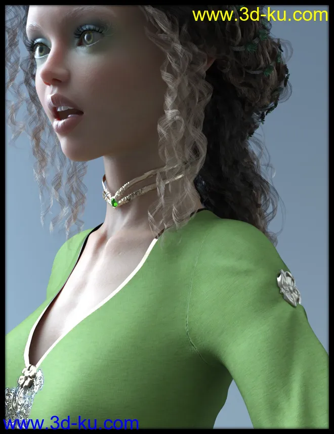 dForce Cirth Outfit for Genesis 8 Female(s)模型的图片5