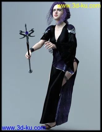 3D打印模型dForce Cirth Outfit for Genesis 8 Female(s)的图片
