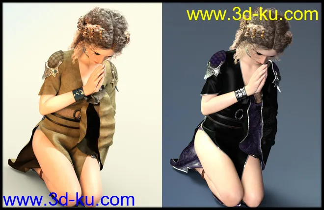 dForce Cirth Outfit for Genesis 8 Female(s)模型的图片10
