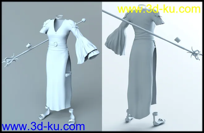 dForce Cirth Outfit for Genesis 8 Female(s)模型的图片13