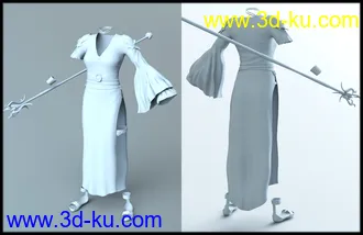 3D打印模型dForce Cirth Outfit for Genesis 8 Female(s)的图片