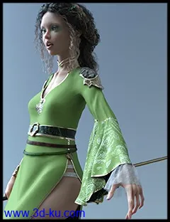 dForce Cirth Outfit for Genesis 8 Female(s)模型的图片17