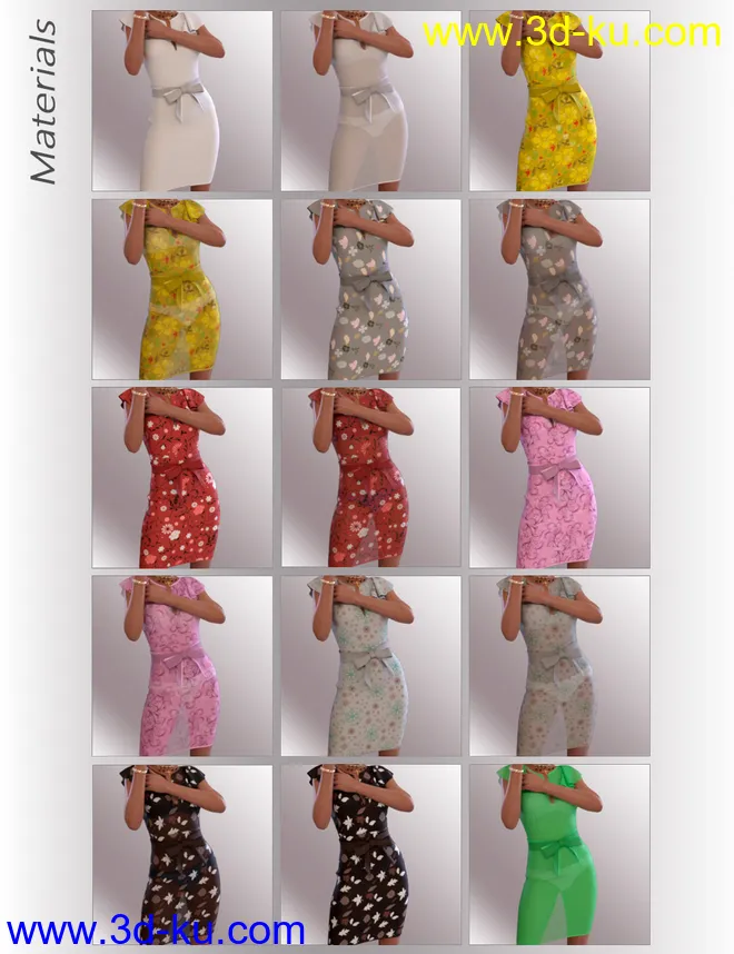 dForce Claire Cocktail Dress outfit for Genesis 8 Female(s)模型的图片2