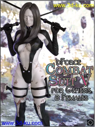 3D打印模型dForce Combat Suit V for Genesis 8 Females的图片