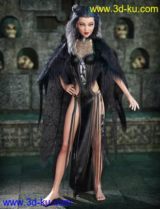 3D打印模型dForce Corveyn Outfit for Genesis 8 Female(s)的图片