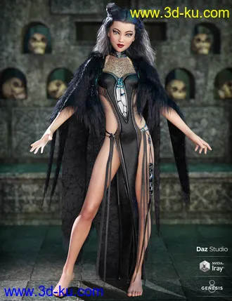 3D打印模型dForce Corveyn Outfit for Genesis 8 Female(s)的图片