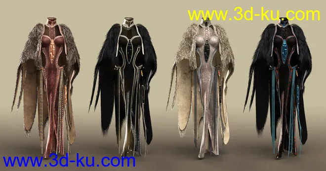 dForce Corveyn Outfit Textures模型的图片6