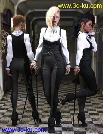 3D打印模型dForce Countessa Outfit for Genesis 8 Female(s)的图片