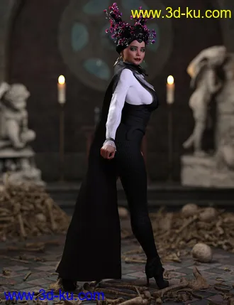 3D打印模型dForce Countessa Outfit for Genesis 8 Female(s)的图片