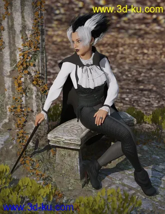 3D打印模型dForce Countessa Outfit for Genesis 8 Female(s)的图片