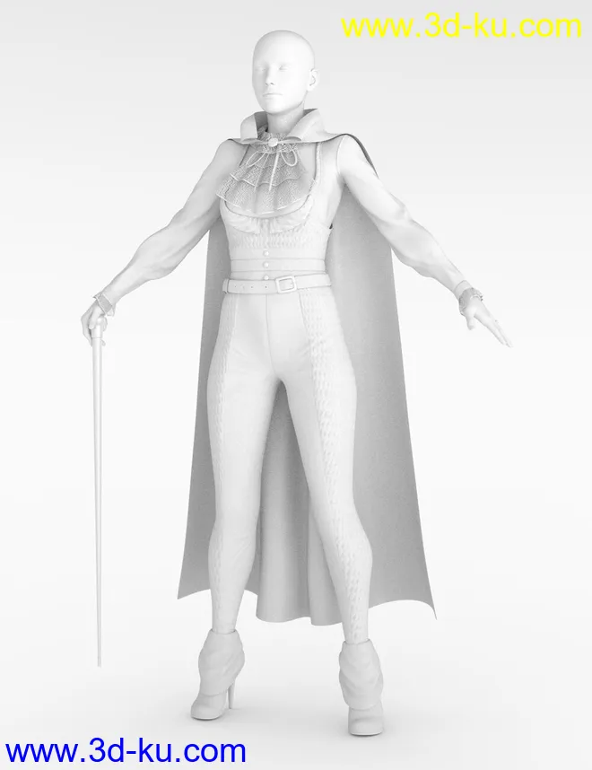 dForce Countessa Outfit for Genesis 8 Female(s)模型的图片16