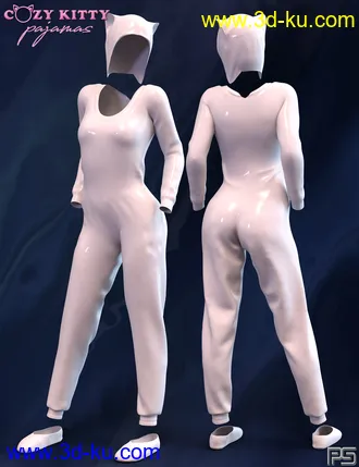 3D打印模型dForce Cozy Kitty PJ for Genesis 8 Female的图片