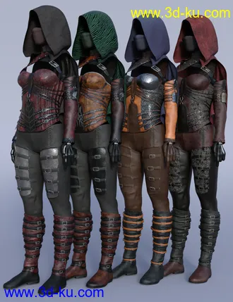 3D打印模型dForce Crimsoneye Outfit Textures的图片