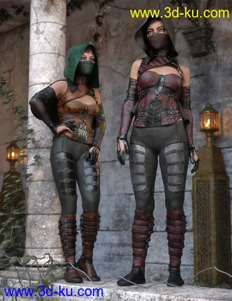 3D打印模型dForce Crimsoneye Outfit Textures的图片