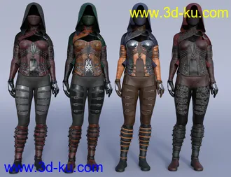 3D打印模型dForce Crimsoneye Outfit Textures的图片