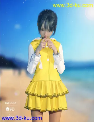 3D打印模型dForce Cute Clothes for Genesis 8 Female(s)的图片