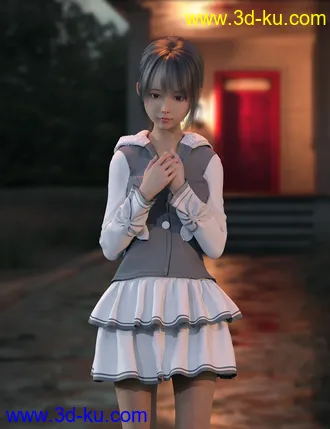 3D打印模型dForce Cute Clothes for Genesis 8 Female(s)的图片