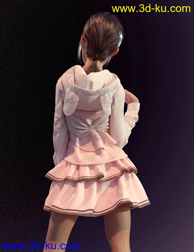 dForce Cute Clothes for Genesis 8 Female(s)模型的图片10