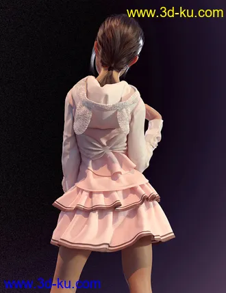 3D打印模型dForce Cute Clothes for Genesis 8 Female(s)的图片