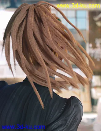 3D打印模型dForce Cyd Hair for Genesis 3 and 8 Female(s)的图片