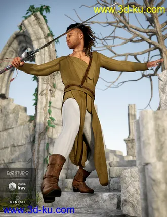 3D打印模型dForce Dawn Warrior Outfit Textures的图片