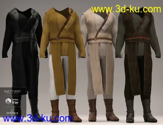 3D打印模型dForce Dawn Warrior Outfit Textures的图片