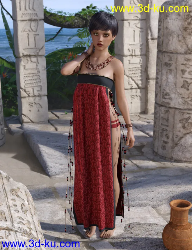 dForce DeNile for Genesis 8 Female(s)模型的图片6
