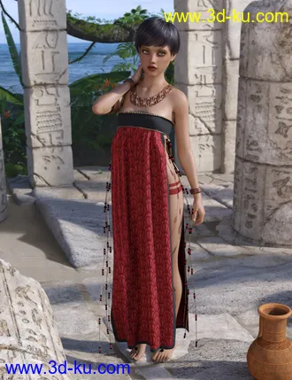 3D打印模型dForce DeNile for Genesis 8 Female(s)的图片