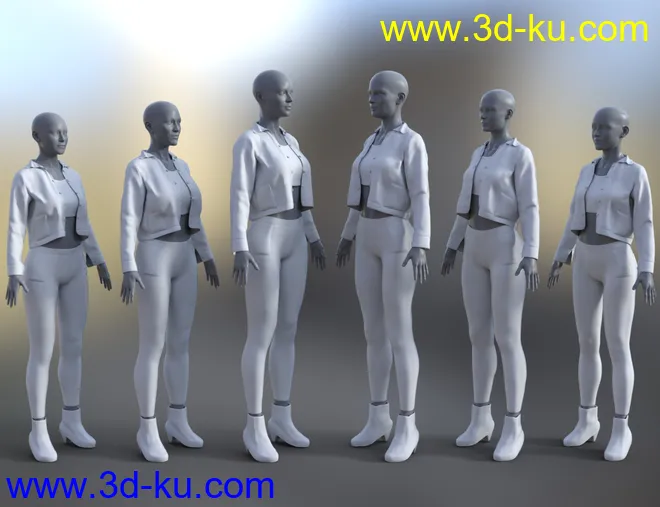 dForce Denim Diva for Genesis 8 Female(s)模型的图片3