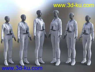 3D打印模型dForce Denim Diva for Genesis 8 Female(s)的图片
