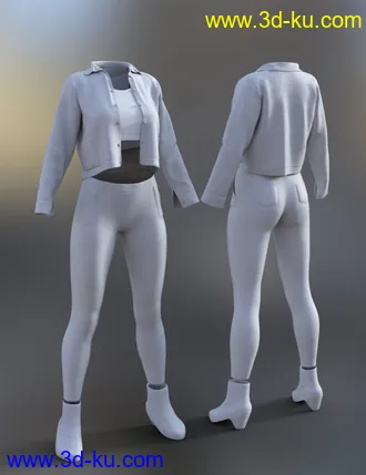 3D打印模型dForce Denim Diva for Genesis 8 Female(s)的图片