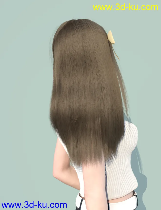 dForce Difa Hair for Genesis 8 Female(s)模型的图片7