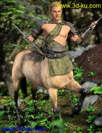 3D打印模型dForce Dimeros Outfit for Centaur 8 Male(s)的图片