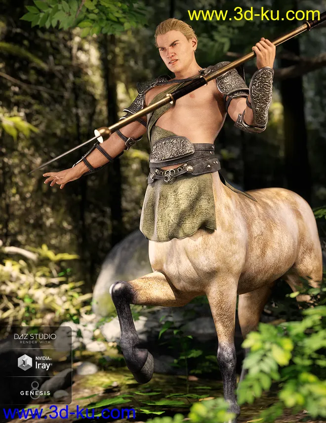 dForce Dimeros Outfit for Centaur 8 Male(s)模型的图片2