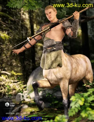 3D打印模型dForce Dimeros Outfit for Centaur 8 Male(s)的图片