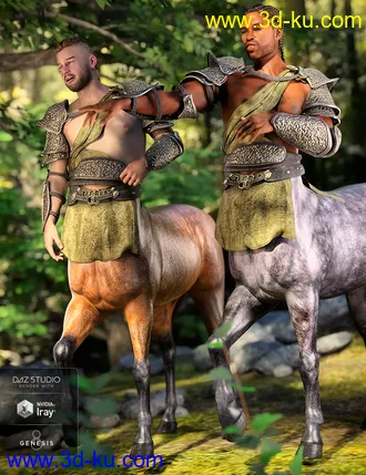 3D打印模型dForce Dimeros Outfit for Centaur 8 Male(s)的图片