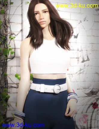 3D打印模型dForce Downtown Attitude for Genesis 8 Female(s)的图片
