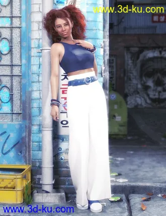 3D打印模型dForce Downtown Attitude for Genesis 8 Female(s)的图片