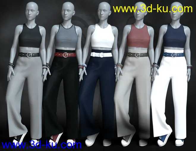 dForce Downtown Attitude for Genesis 8 Female(s)模型的图片6