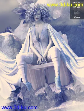 3D打印模型dForce Drama Outfit for Genesis 8 Female(s)的图片