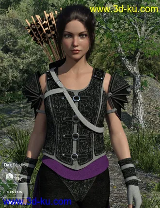 3D打印模型dForce Elf Guardian Outfit for Genesis 8 Female的图片